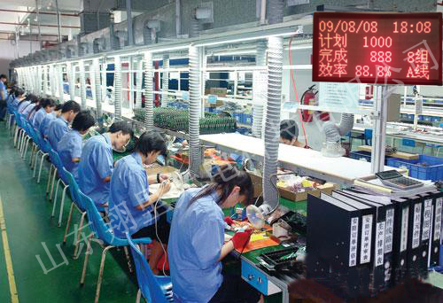 生產(chǎn)車間看板屏